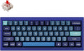 Keychron Q4 Wired Custom Mechanical Keyboard 60% Layout QMK/VIA Programmable Macro with Hot-swappable Gateron G Pro Red Switch Double Gasket Compatible with Mac Windows Linux (Navy Blue)