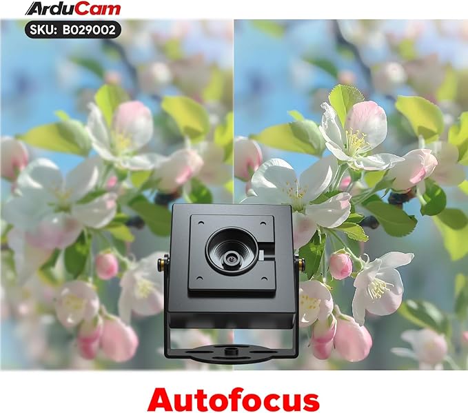 Arducam 16MP Autofocus USB Camera Module USB2.0 Webcam Lightburn Camera with Multiple preset AI Resolutions for Windows Linux Android and Mac OS