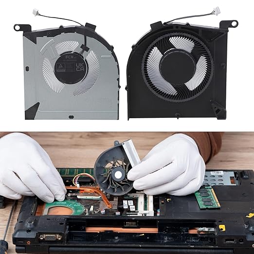 Laptop Cooling Fan Metal Heat Sink for GeekPro G5000 IRH8 APH8 DC12V CPU GPU Thermal Management Metal Cooling Fan