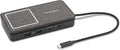 Kensington USB-C Hub with Qi Charging Dual HDMI 4K@60Hz 100W PD Pass Through Charging 1Gbps Ethernet Port Compatible with MacBook iPad HP Lenovo Laptops (K32800WW) Black