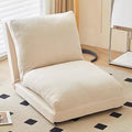 BTZHY Floor Chair Floor Sofa Bed Folding Lazy Sofa Chair Foam Filling Extra Thick Floor Couch Chair Convertible Sleeper Chair Bed 5 Angle Adjustment Recliner Chair for Bedroom Living Room