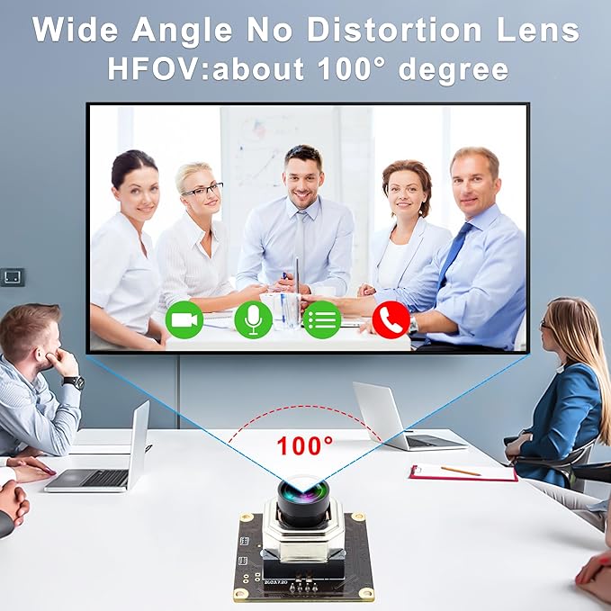 USB Camera Module 4K Autofocus Webcam 1080P@120fps High Speed Low Light 12MP Wide Angle No Distortion Lightburn PC Cam for Industrial Inspection Altimeter Microscope 3D Printer