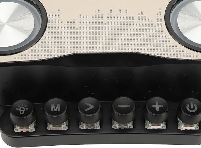 Computer Speakers for PC Desktop Monitor RGB Gaming PC Sound Bar with Switch Buttons Desktop PC Soundbar Speaker for Desktop Laptop