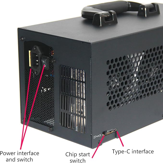 PCIe External Graphics Expansion Dock 4 Ready 40Gbps Charging Metal Housing for Laptops Gaming Rendering Workstations Charging Dock