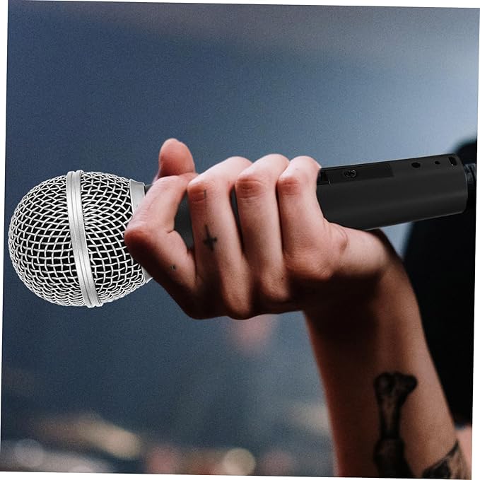 Toyvian Professional Ktv Microphone Stage Microphone Cable Clip for Singing Lightweight Design