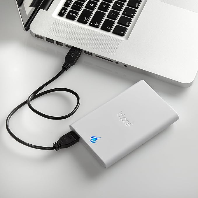 S3 2.5 inch USB 3.0 Mac Edition Portable External Hard Drive - White (500GB)