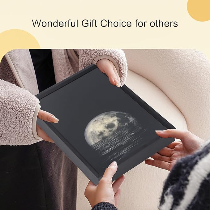Bluetooth Speaker with Night Light Wireless Creative Ambient Light Speaker Desktop Starry Decorative Painting HiFi Sound &amp Soft Light USB Powered 18x24cm
