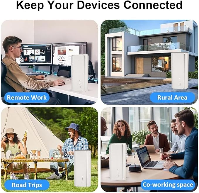 EBTOOLS Router 5G Cpe Router Inalmbrico WiFi 6 Con Ranura para Tarjeta Sim Alta Velocidad De 467 Gbps 8 Antenas Celulares De Ancha Integradas Compatible Con Sa y NSA 4G LTE (US Plug)
