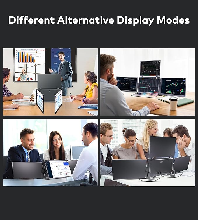 15.6 Laptop Screen Extender Quad Monitor
