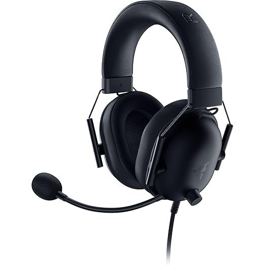 Razer BlackShark V2 X PlayStation Gaming Headset: 50mm Drivers - Cardioid Mic - Lightweight - Comfortable Noise Isolating Earcups - for PS5 Xbox Series X PC Switch via 3.5 mm Audio Jack - Black