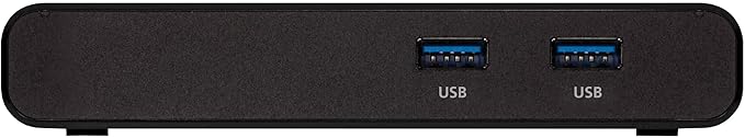 Tripp Lite 2 Port USB-C KVM Dock Dual Port USB C KVM Docking Station 4K HDMI USB 3.2 Gen 1 USB A Hub Remote Selector 85W PD Charging Black (B003-HC2-DOCK1)