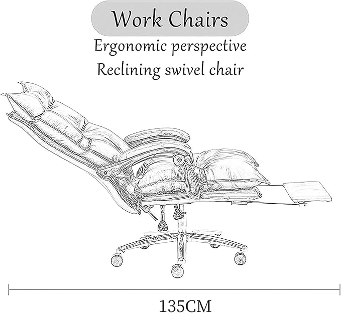 Office Home Boss Chair Office Comfortable Computer Chair Massage Back Female Anchor Seat Gaming Chair Gaming Chair (Color:Default)
