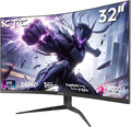 KTC 32Inch 240Hz Curved Gaming Monitor 1000R VA QHD(2560x1440p) 4000:1 Contrast Support FreeSync GSync HDMI2.0(144hz)/DP1.4(240hz)/Earphone Tilt Xbox PS5 Switch 2K Computer Monitor for Gamer