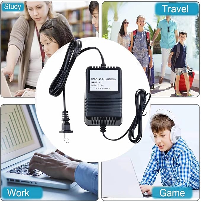 12V AC/AC Adapter for Companion 2 Series II Multimedia Computer PC Speaker System Speakers 12VAC Power Supply Cord Cable PS Wall Home Charger Mains PSU