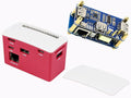 PoE Ethernet/USB HUB HAT Board with ABS Case Box for Raspberry Pi Zero 2W/2WH/Zero PoE 802.3af-Compliant Ethernet Port and 3X USB 2.0 Ports Compatible with USB 2.0/1.1