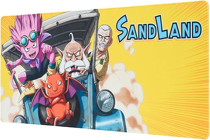 Grupo Erik XXL Mouse Pad - Sand Land Manga Gifts | Gaming Desk Mat 31.5 x 13.8 inches Non-Slip Rubber Keyboard &amp Mouse Mat Large | Gaming Gifts Gamer