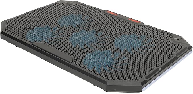 Dpofirs RGB Laptop Cooling Stand 5 Fans Heat Dissipation for 13-17 inch Laptops Ergonomic Design