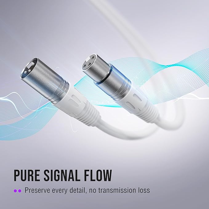 FIFINE Recording Dynamic Microphone with XLR Cable Set USB Computer Microphone with Volume Control 3.5mm Headphone Jack and 10ft Microphone Cable for PodcastingVocalStreaming- K688W+L9W