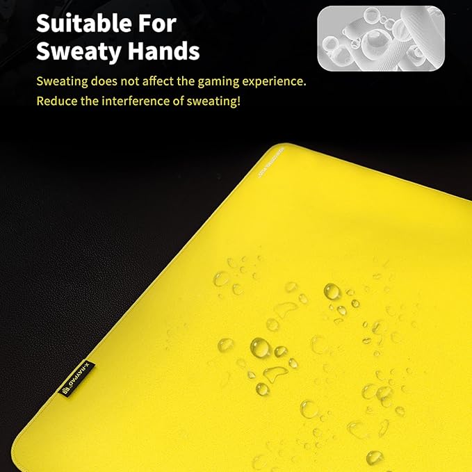 X-Raypad Aqua Control Plus Yellowbee &amp Blackbee AC+ V2 Gaming Mousepad Consistent X and Y Glide Designed for Fps Players with Low DPI Requirements