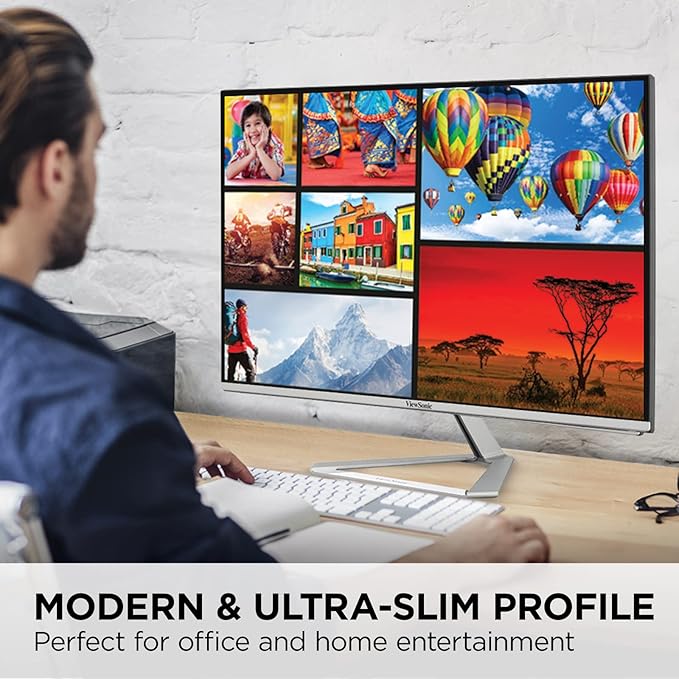 ViewSonic VX2776-4K-MHDU 27 Inch 4K UHD IPS Monitor 65W USB C HDR10 Content Support Thin Bezels HDMI and DisplayPort