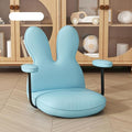 BTZHY Floor Chair Portable Floor Chair Japanese Style Legless Tatami Chair with Back Support and Armrest Home Bay Window Lazy Backrest Chair Meditation Floor Seating(Blue)