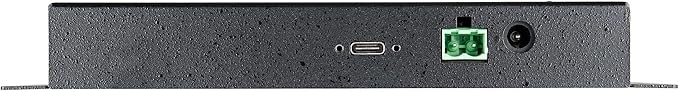 StarTech.com 4-Port USB C Hub 10Gbps - Metal Industrial USB Type-C Hub w/ 3xUSB-A &amp 1xUSB-C - ESD &amp Surge Protection - USB-C or USB-A Host - Self-Powered Mountable USB 3.2 Gen 2 Hub TAA