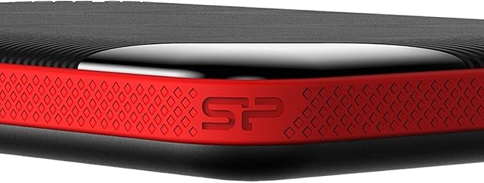 SP010TBPHD62SS3K Silicone Power Portable Hard Drive 1TB 2.5 Inch USB 3.1 Gen 1 Compatible IPX4 Equivalent Waterproof Shockproof Slim Type A62 Series 3 Year Warranty