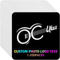 150 Packs Custom Mouse Pad Bulk with Photo Logo Personalized Image Text Laptop Desk Mat Sublimation Customized Non-Slip Waterproof Desk Writing Pad for Office Work &amp Gaming7.9x7.9 in