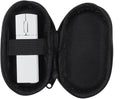 Ultra Small Bluetooth Wireless Mouse Dual Mode (BT+2.4G) Noiseless Rechargeable (with Mouse Case) 1200 DPI Slim and Portable Mini Travel Cordless Mice for PC Computer Laptop (White)