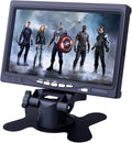 Kuman 7 Inch IPS Display 1024x600 LCD Screen Computer Monitor for PC Laptop Raspberry Pi 4 3 2B B RPI 1 B+ A+ with HDMI VGA Input DVD VCR Car and Remote HDMI Cable SC7J