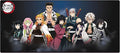 ABYSTYLE Demon Slayer Kimetsu No Yaiba Powerful Warriors Gaming Mousepads 35 x 16 Non Slip Rubber Mouse Pads Office Rectangle Mouse Mat Gift
