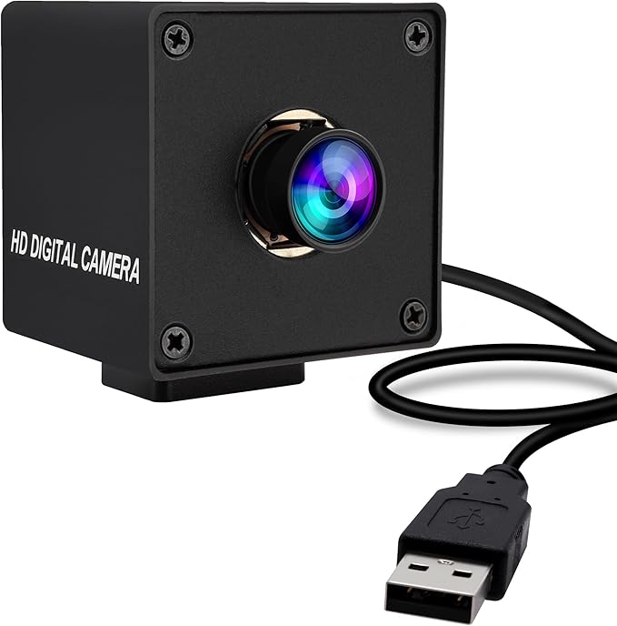 ELP 1080P 120fps USB Autofocus Camera for Computer 11.6mp Lightburn Camera Mini UVC USB2.0 Webcam High Speed PC Camera Wide Angle USB Security Web Camera for Laptop (100° Low distoriton Lens)