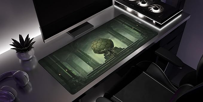 Stone of Jas - Old School RuneScape Gaming Desk Mat – Large Extended Mouse &amp Keyboard Pad