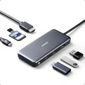 Anker USB C Hub 7in1 Multi-Port USBC Hub with 4K HDMI 85W PD USB-C and 2 USB-A 5Gbps Data Ports microSD and SD Card Reader for MacBook Air MacBook Pro XPS and More (Charger not Included)