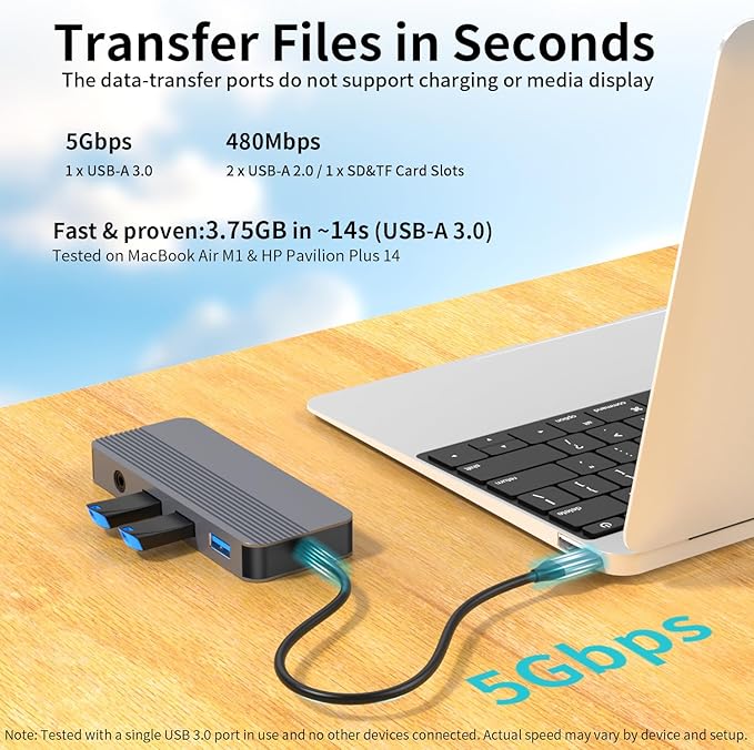Docking Station Dual Monitor 10-in-1 USB C Hub with Dual 4K HDMI VGA 100W PD 1 x USB 3.0 2 x USB 2.0 SD/TF Card Reader 3.5mm Audio Ideal for HP/Dell/Lenovo/Mac Laptops