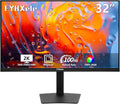 32 Inch Large Touchscreen Monitor QHD 1440P 100HzUSB-C HDMI DisplayportHeight/Swivel/Tilt/Rotating Adjustable Stand IPS Multi-Touch PC Monitor for mall Office Gaming