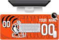 ANTKING Cincinnati Mouse Pad for Men Women Youth Gifts Custom Name and Number Desk Pad