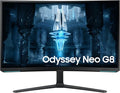 Samsung 32 Odyssey Neo G8 (G85NB) 4K UHD 240Hz 1ms G-Sync 1000R Curved Gaming Monitor Quantum HDR2000 AMD FreeSync Premium Pro Matte Display DisplayPort Black &amp White LS32BG852NNXGO