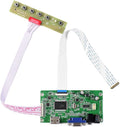 VSDISPLAY VGA LCD Controller Board Work for 1920x1080 LP156WF4 SP L1 N116HSE EA1 EJ1 N133HSE EA1 EA3 B140HAN01.0 B156HAN01.1 N173HCE E31 B140HAN01.1 B156HAN01.2 EDP 30 Pin Wled LCD Screen