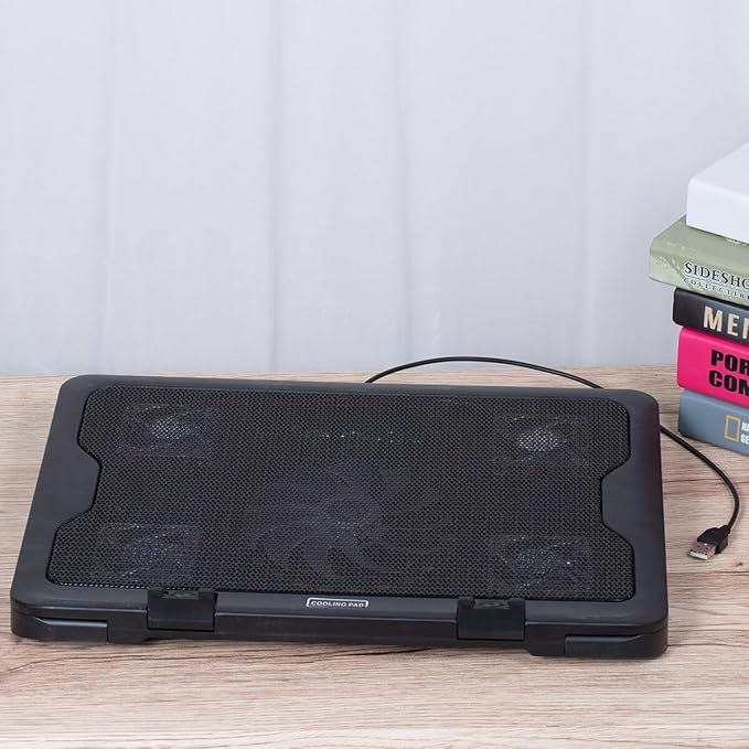 Laptop Cooling Pad with USB Fans Energy-Saving Laptop Cooler Fan Stand for Notebook Heat Dissipation Easy Installation Cooling Mat