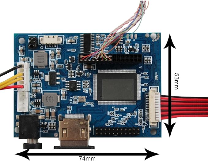 VSDISPLAY 10.4 Inch 1024x768 LCD Screen LTD104EDZS Aspect Ratio 4:3 Display Screen with Driver Board VS-TY2660H-V661