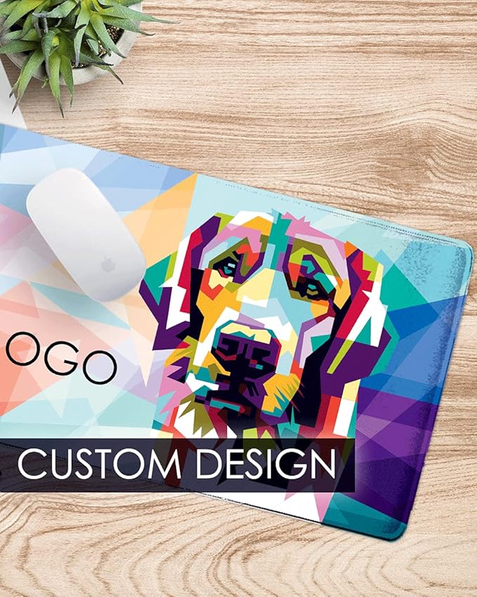 Personalized Mouse Pad – Gaming 11.8 x 31.5 inch Non-Slip Large Size Rubber Base Eco-Friendly Mat Desk Mousepad Keyboard Customized Photo Text Name Picture Gift