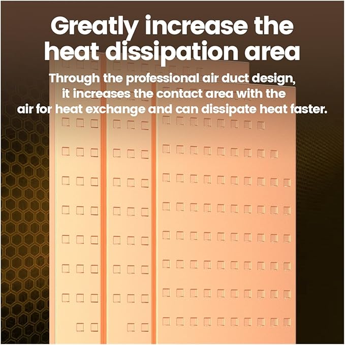 Copper M.2 Heatsink 3pcs 2280 SSD Copper Cooler Solid State Disk Cooler with Thermal Pad for Laptop Desktop (Color : Copper 2)