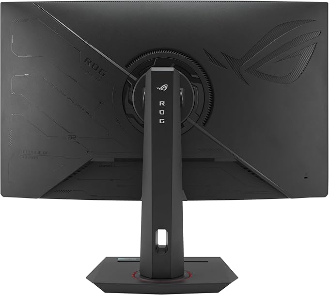 ASUS ROG Strix 32” 1440P USB-C Curved HDR Gaming Monitor (XG32WCS) - QHD 180Hz 1ms Fast VA Extreme Low Motion Blur Sync FreeSync DisplayWidget Tripod Socket AI Technology 3 yr Warranty