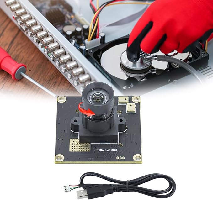 USB Camera Module Featuring IMX274 Sensoring for 4K Imagery 3840x2160 at 30FPS with Digital Microphone Autofocus Option