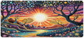 Tree of Life Mouse Pad Gaming Mousepad 36 x 16 Inch Large Desk Mat Keyboard Pads Extend Long XL Mouse Mat with Non-Slip Base Desk Accessories for Home Office Keyboard Mouse