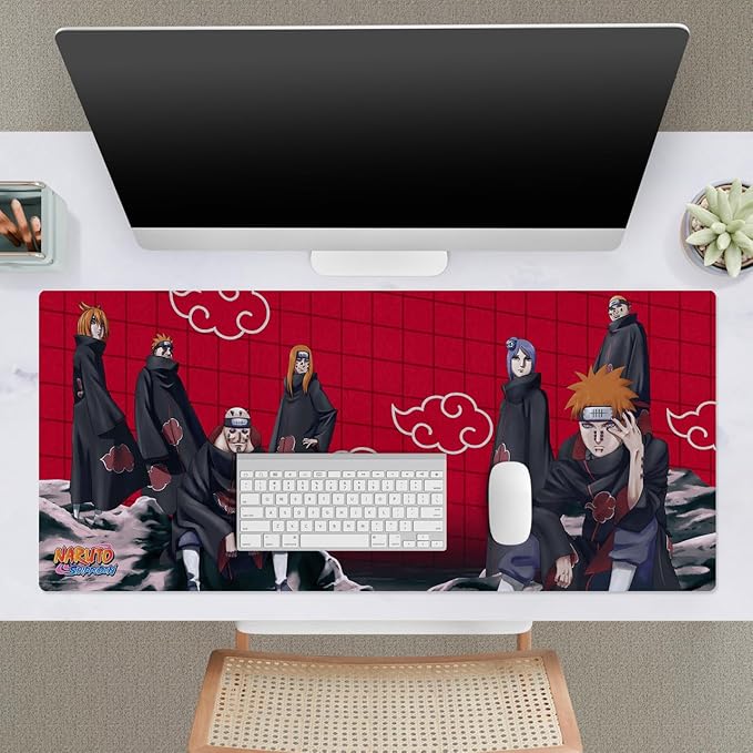 Head Case Designs Officially Licensed Naruto Shippuden Pain and Konan Graphic Art 37.4 x 15.75 x 0.16 inches (900 x 400 mm) - XL Gaming Office Desk PC Keyboard Mouse Mat Pad