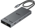 UGREEN 10 in 1 USB C Docking Station Dual 4K Monitor Revodok USBC Hub with 2 HDMI USB A&ampC 3.2 Ports SD/TF Card Reader PD 100W Charging USB C Dock with 1Gbps Ethernet for Dell HP XPS and Mor
