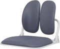 【Made in Korea】 Dual-Backrests Ergonomic Floor Chair with Back Support - Meditation Chair Floor Gaming Chair Reading Chair Floor Chairs for Adults Foldable Chair (Grey)