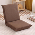 Floor Chair with Back Support Folding Gaming Chair with 5 Adjustable Positions Lazy Sofa Lounge for Playing Reading Meditating Room Recliner for Adults Kids(/Brown)